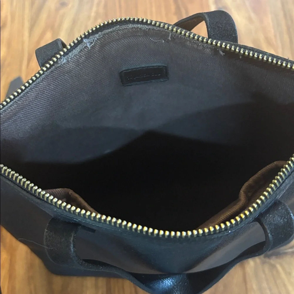 Madewell Black Leather Tote Bag - Picture 5 of 8